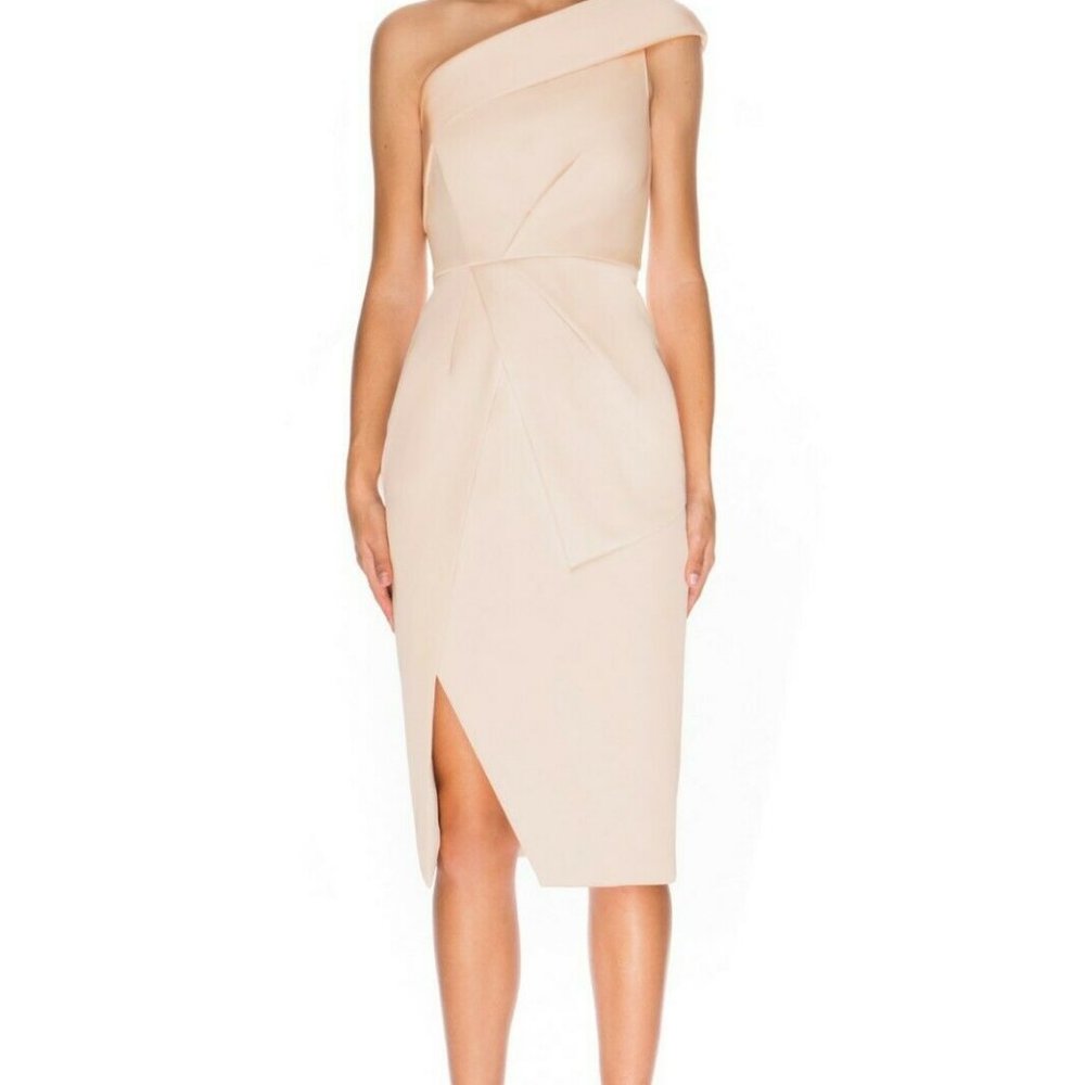 Keepsake the Label Dress Pink One Shoulder X-Small